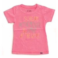 meisjes shirt fluo roze