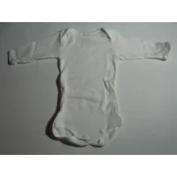 Witte body lange mouwen petit bateau 74/9m