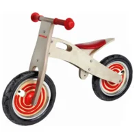 Houten loopfiets Simply Red