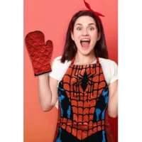 Marvel Spiderman schort en ovenhandschoenenset