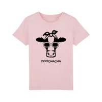 T-Shirt MooChaCha Heather Pink 3-4 jaar