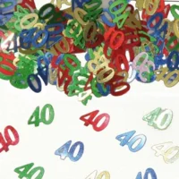 Tafeldecoratie - Confetti - 40 Jaar - 14 Gram