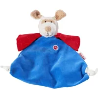 Käthe Kruse Henry de hond - Baby knuffel – baby doekje – slaapknuffel - Knuffeldoek