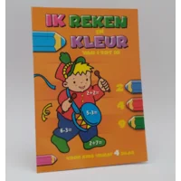 Ik reken en kleur van 1 tot 10 - Vanaf 4 jaar - Oranje uitvoering