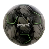 Bal - Voetbal - Zwart grijs - 22cm - 350gr.