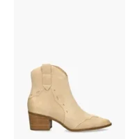 Di Lauro Ryomara Beige Dames Enkelboots