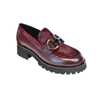 Via Vai Mocassin JACE Pony  61071 Bordeaux 37.5