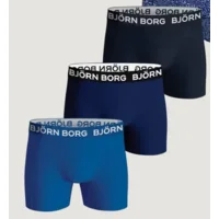 Bjorn Borg Jongens boxershort: 3pack, Blauw ( BJO.3 )