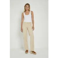 Para Mi broek Hannah Summer Linnen: Elastiek in de lenden, Beige ( PARA.312 )