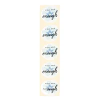 Stickers - You are enough - Rond - 4cm - 100st. - DBLS040