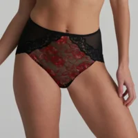 Marie Jo Selyna tailleslip in zwart en rood