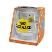 Glas - Water- & wijnglas - Yes! Geslaagd