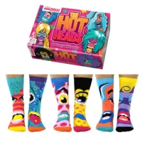 Oddsocks Hot Heads Dames Mismatched 37-42