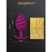 Gvibe Gplug Twist 2 Buttplug 10 Cm