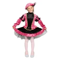 Jurk - Piet - Roze - Met pettycoat - mt.116