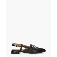 Mjus T98103301 Zwart Slingbackloafer