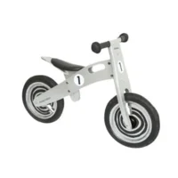 Houten loopfiets Simply Zilver - limited edition