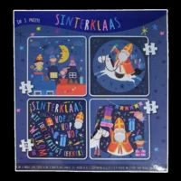 Puzzel - Sinterklaas - 4 Puzzels - 4, 6, 9 & 12st.