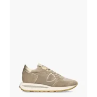 Philippe Model Tropez Haute Low beige/Goud Damessneakers