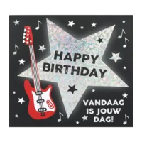 Kaart - Pop-up, licht & muziek - Happy birthday, vandaag is jouw dag - 017A