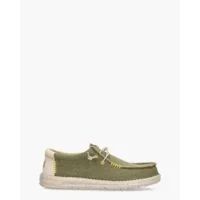 Hey Dude Wally Coastline Jute Khaki Heren Veterschoenen