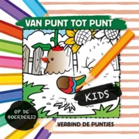 Boek - Tekenen - Van punt tot punt - Kids - Op de boerderij