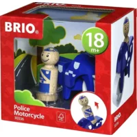 BRIO - Houten speelgoed - Politie motor - 30336