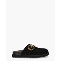 Kurt Geiger Mayfair Casual Flat Mule Zwart Damesslippers