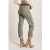 Para Mi Dames broek: Bobby, Vintage Corduroy, Pale Green, ( Ribfluweel ) ( PARA.326 )