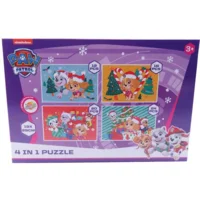 Paw Patrol 4 in 1 puzzel 12 - 16 - 20 en 24 stukjes