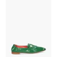 Kroll Wedge 2G FL7G Groen Damesloafers