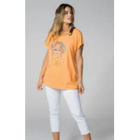 See You Shirt: Oranjen met opdruk ( see.91 )