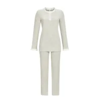 Ringella Dames pyjama: Velours, gestreept ( RIN.462 )