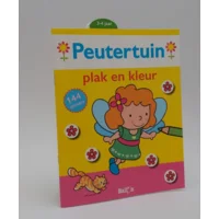 Peutertuin - Plak en kleur - Fee 3-4 jaar