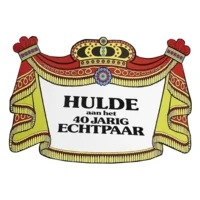 Huldebord - 40 Jarig echtpaar