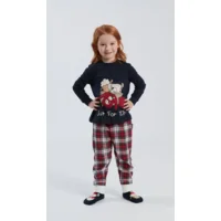 Happy people  Meisjes Pyjama: Blauw, Interlock ( HAP.134 )