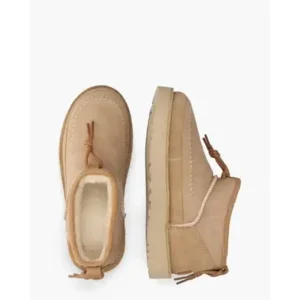 Ugg Ultra Mini Crafted Beige Dames Enkelboots