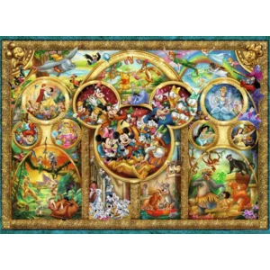 Puzzel - Bekendste Disney figuren - 500st.