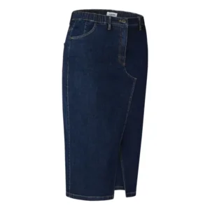 KJ Brand Rok: Jeansrok, met split, elastiek en knoop ( BRA.314 )