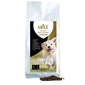 Max Puppy Geperste Brokken Kip & Rijst