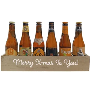 Bierpakket Blond Bier: Merry X-mas To You (6 flesjes) - Kratje