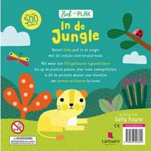 Boek - Zoek en plak - In de jungle - Met 500+ stickers