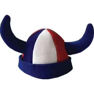 Hoed vikings horens Frankrijk - Supporters hoed Frankrijk