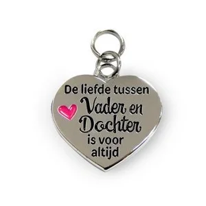 Bedeltje - Liefde vader & dochter - Charms for you