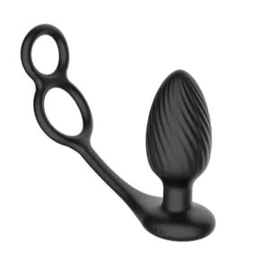 Nexus Tornado Roterende Buttplug Met Cock & Ball Ring 9 cm