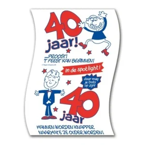 Toiletpapier - 40 Jaar - Man