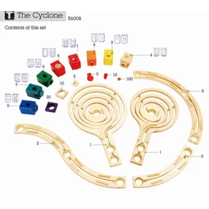 Quadrilla Houten Knikkerbaan The Cyclone XL