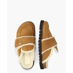 Nubikk Teddy Fur Bruin Dames clogs