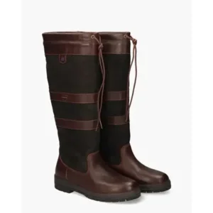 Dubarry Galway Zwart/Bruin Dames Outdoorboots