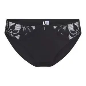 Lingadore – Black Flower –  Slip – 5505B  – Black